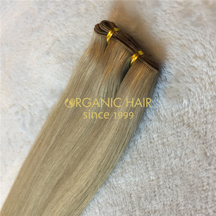 Most popular extension method--hand tied hair extensions H122